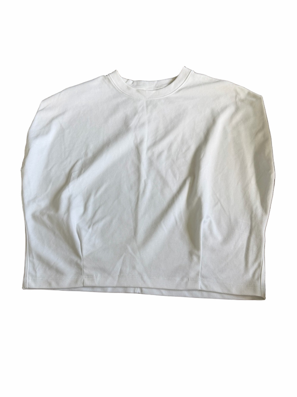 GU Classic White Crewneck Men’s Shirt - Clean Minimal Style
